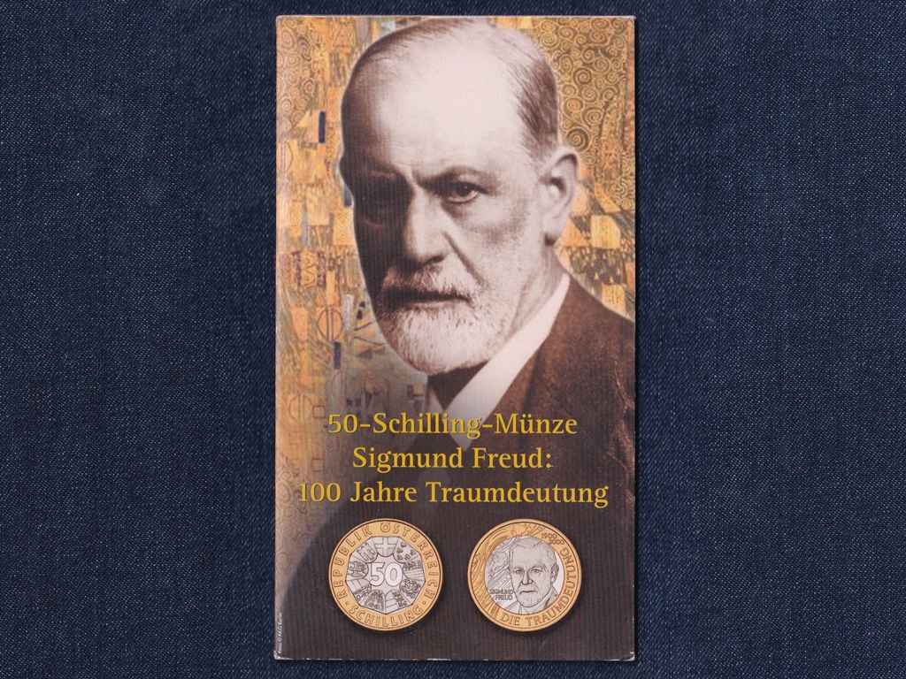 Ausztria Sigmund Freud bimetál 50 Schilling