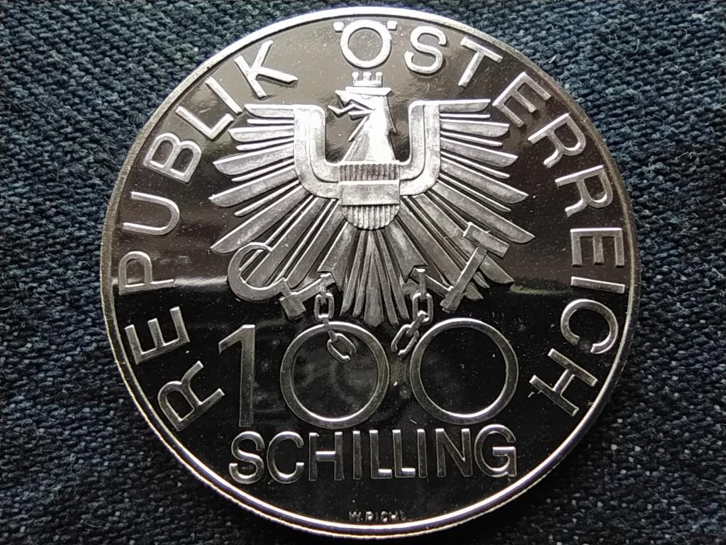 Ausztria 200 éves az Innviertel .640 ezüst 100 Schilling