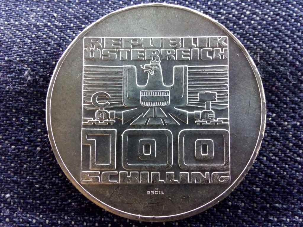 Ausztria 50 éves a Schilling .640 ezüst 100 Schilling