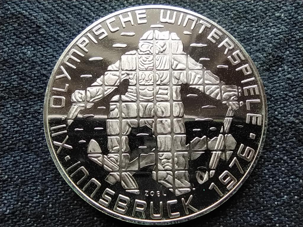 Ausztria XII. Innsbrucki téli Olimpiai játékok .640 ezüst 100 Schilling