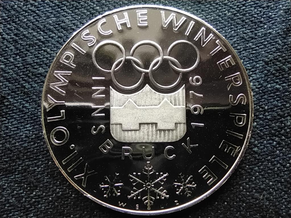Ausztria XII. Innsbrucki téli Olimpiai játékok .640 ezüst 100 Schilling