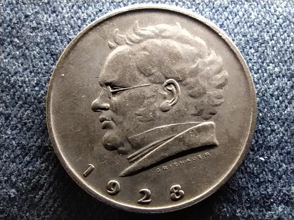 Ausztria Franz Schubert ezüst .640 2 Schilling