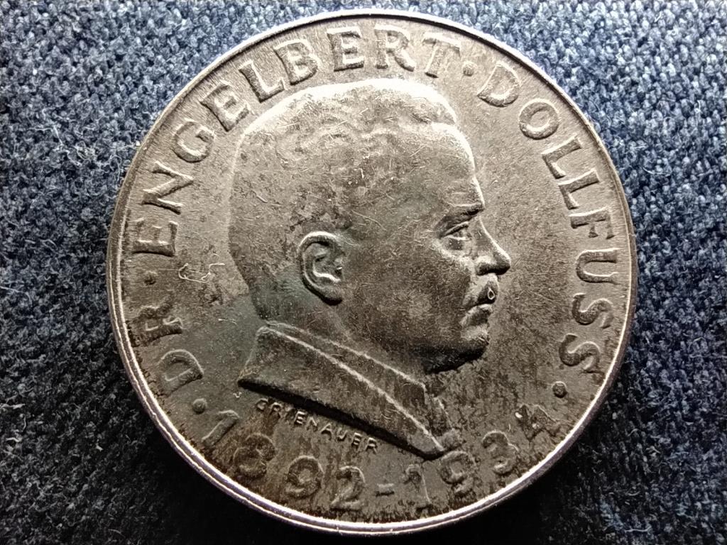 Ausztria Engelbert Dollfuss halálának évfordulója .640 ezüst 2 Schilling