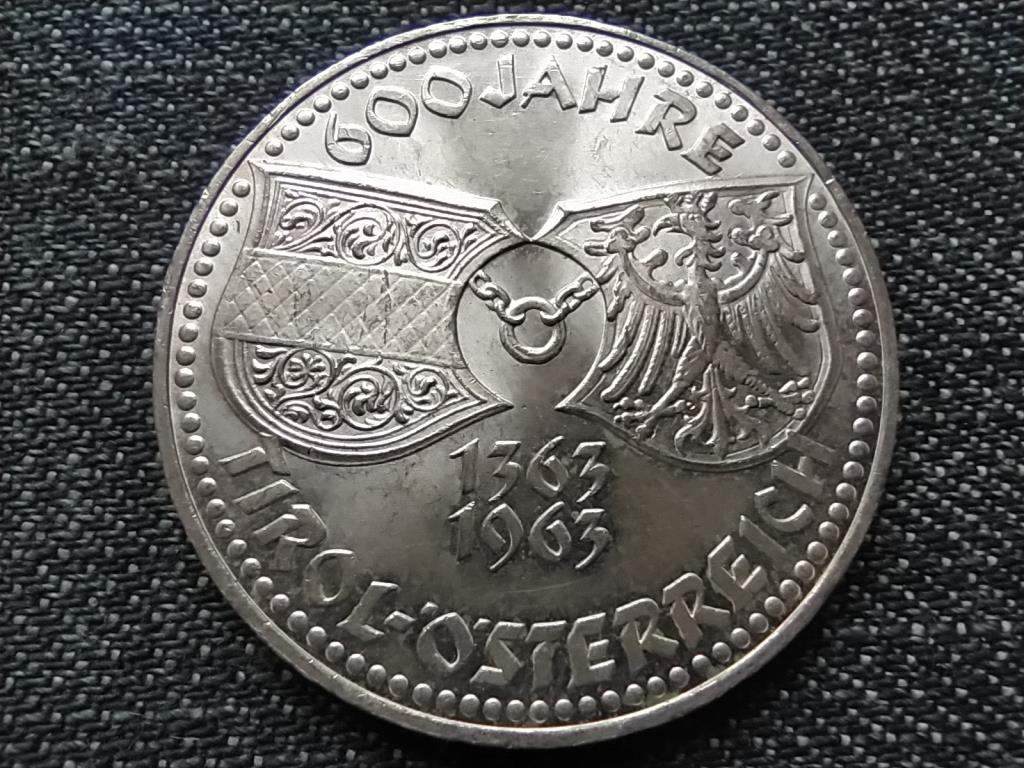Ausztria 600 éves Tirol .900 ezüst 50 Schilling