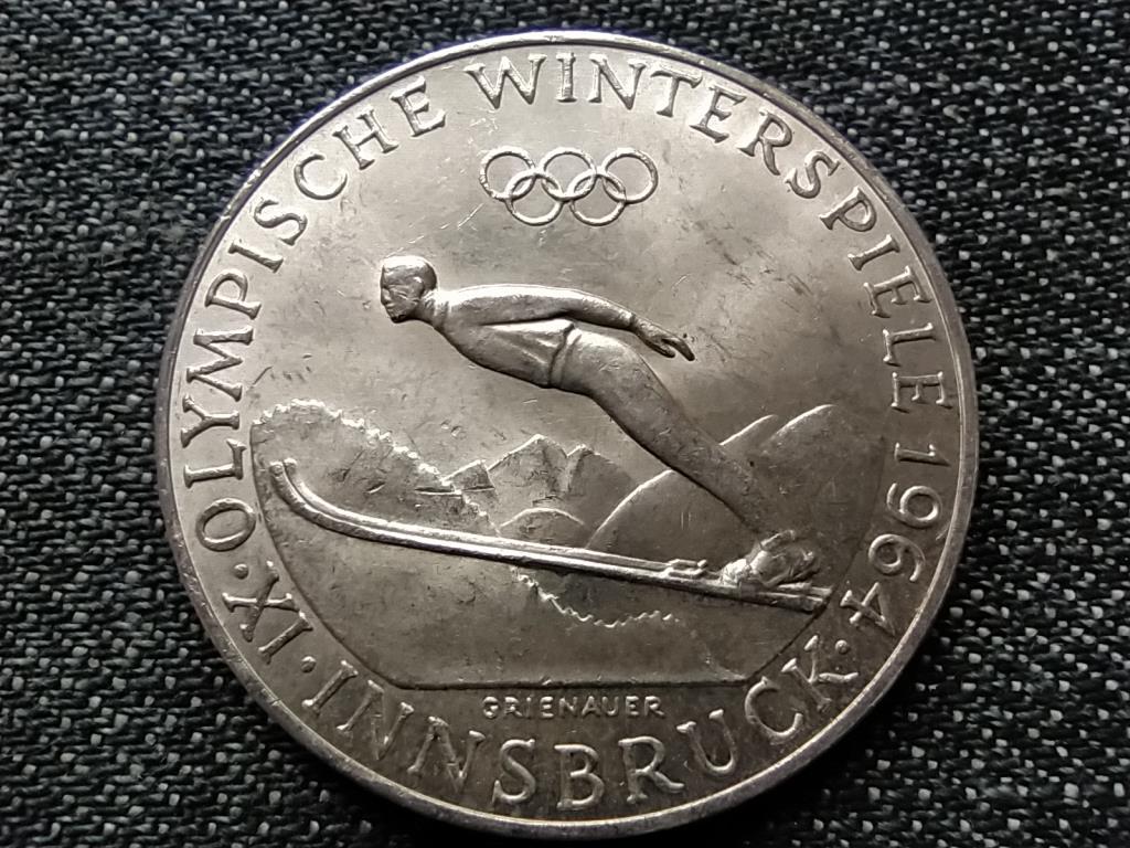 Ausztria IX. Innsbrucki téli Olimpiai játékok .900 ezüst 50 Schilling