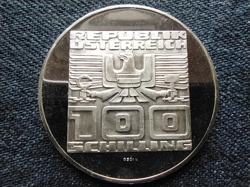 Ausztria Karintia 1000. évfordulója .640 ezüst 100 Schilling