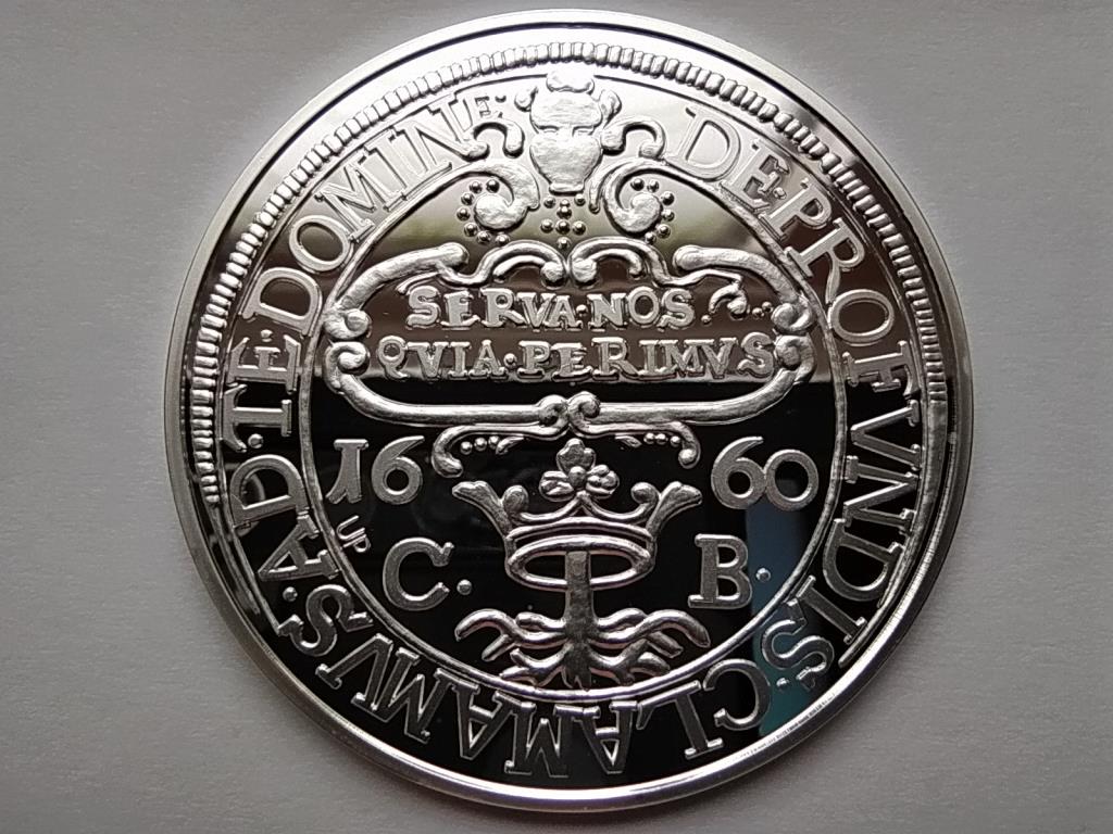 Magyar tallérok utánveretben Barcsay Ákos 1660 .999 ezüst