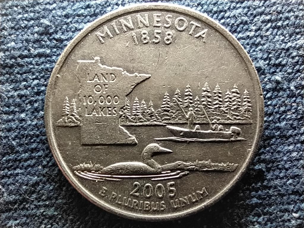 USA 50 State Quarters Minnesota 1/4 Dollár