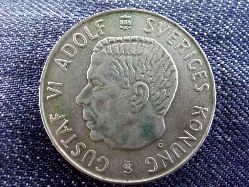 Svédország VI. Gusztáv Adolf (1950-1973) .400 ezüst 5 Korona