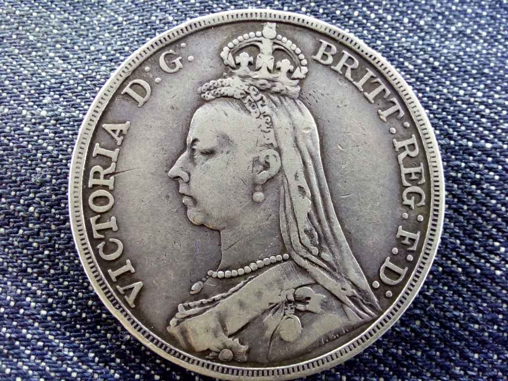 Anglia Viktória .925 ezüst 1 Korona