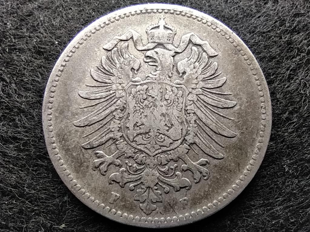 Németország Második Birodalom I. Vilmos (1871-1888) .900 ezüst 1 Márka