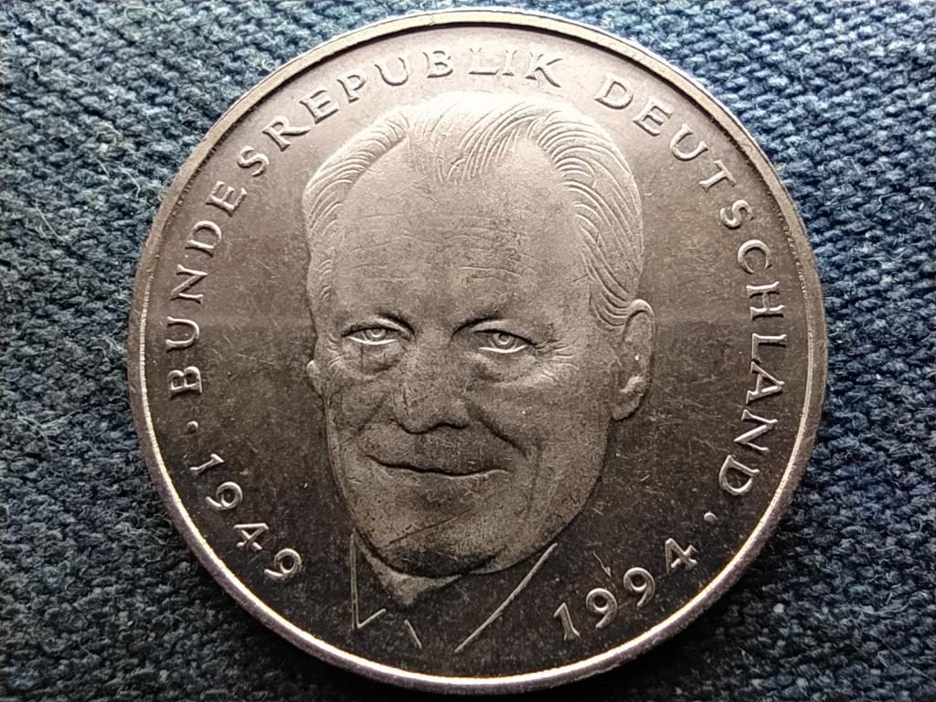 Németország 45 éves az NSZK Willy Brandt 2 Márka