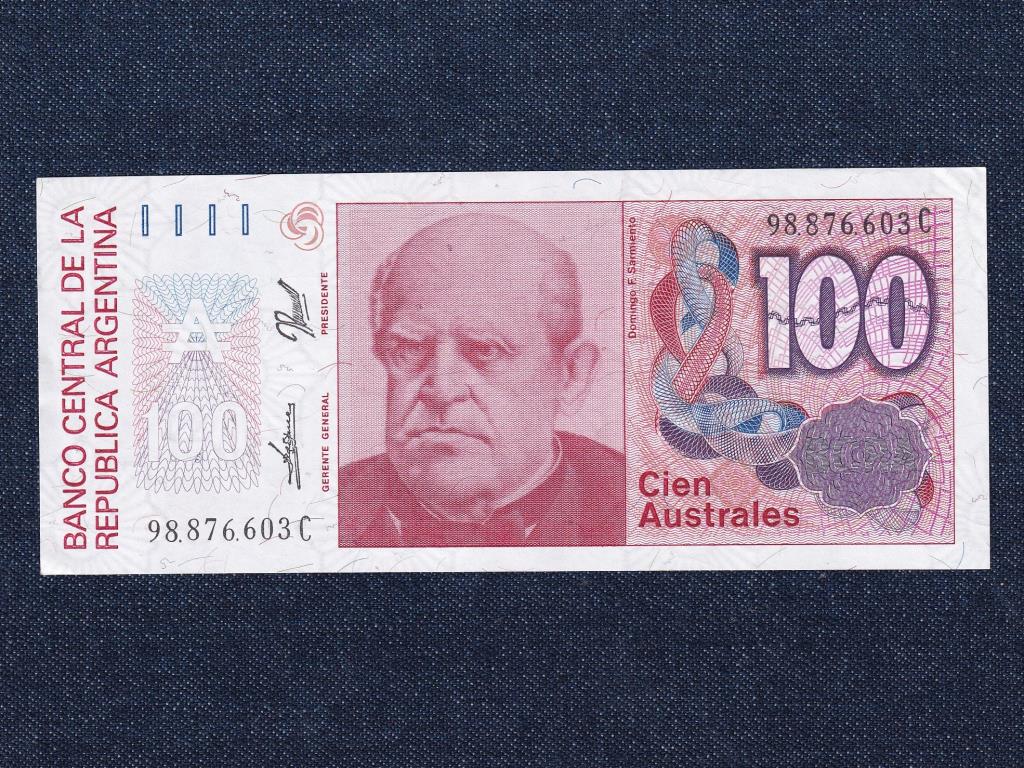 Argentína Szövetségi tartomány (1861-0) 100 Austral bankjegy