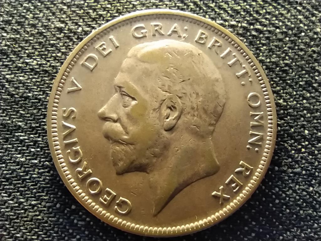 Anglia V. György (1910-1936) .500 ezüst 1/2 Korona