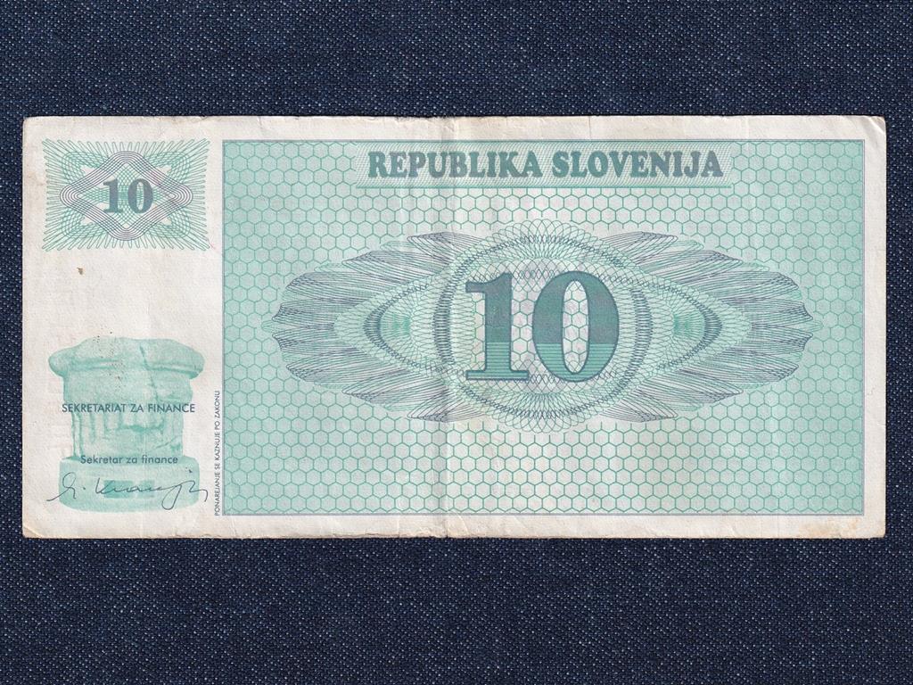 Szlovénia 10 tolar bankjegy
