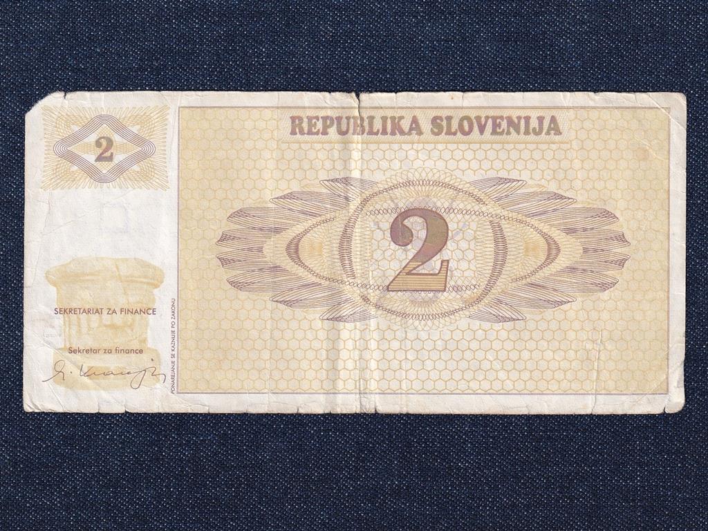 Szlovénia 2 tolar bankjegy
