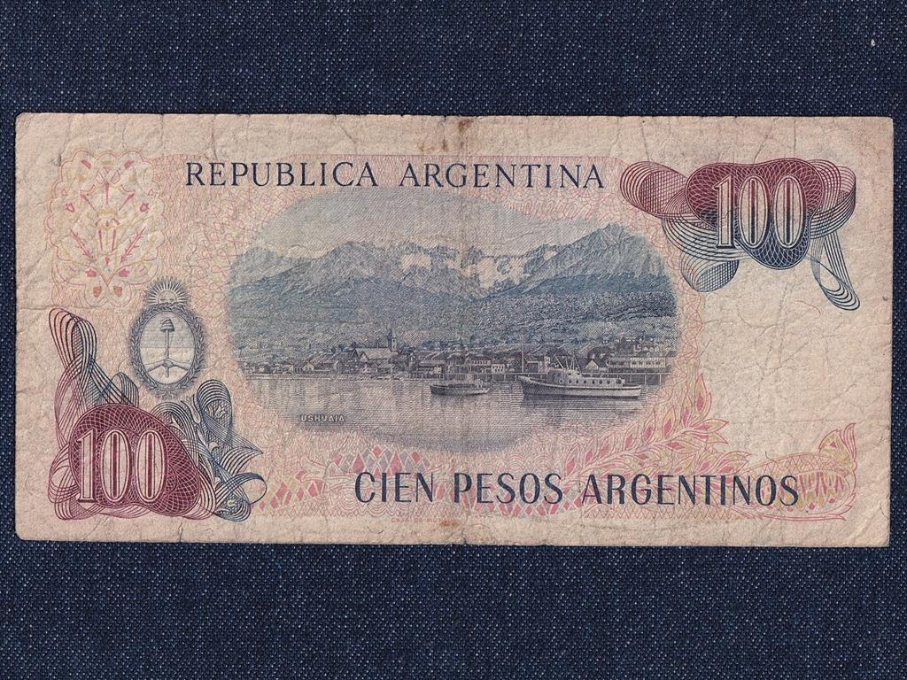 Argentína Szövetségi tartomány (1861-0) 100 Peso Argentino bankjegy