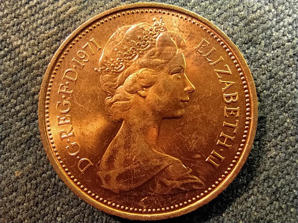 Anglia II. Erzsébet (1952-2022) 2 Új Penny 