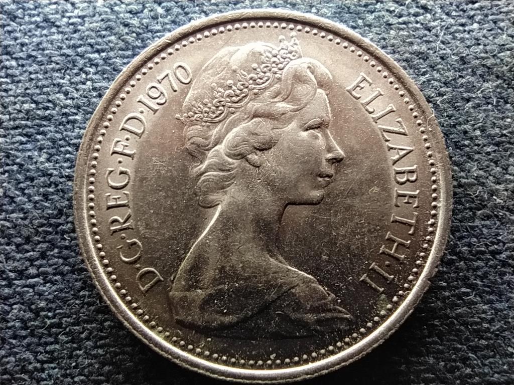 Anglia II. Erzsébet (1952-2022) 5 Új Penny 