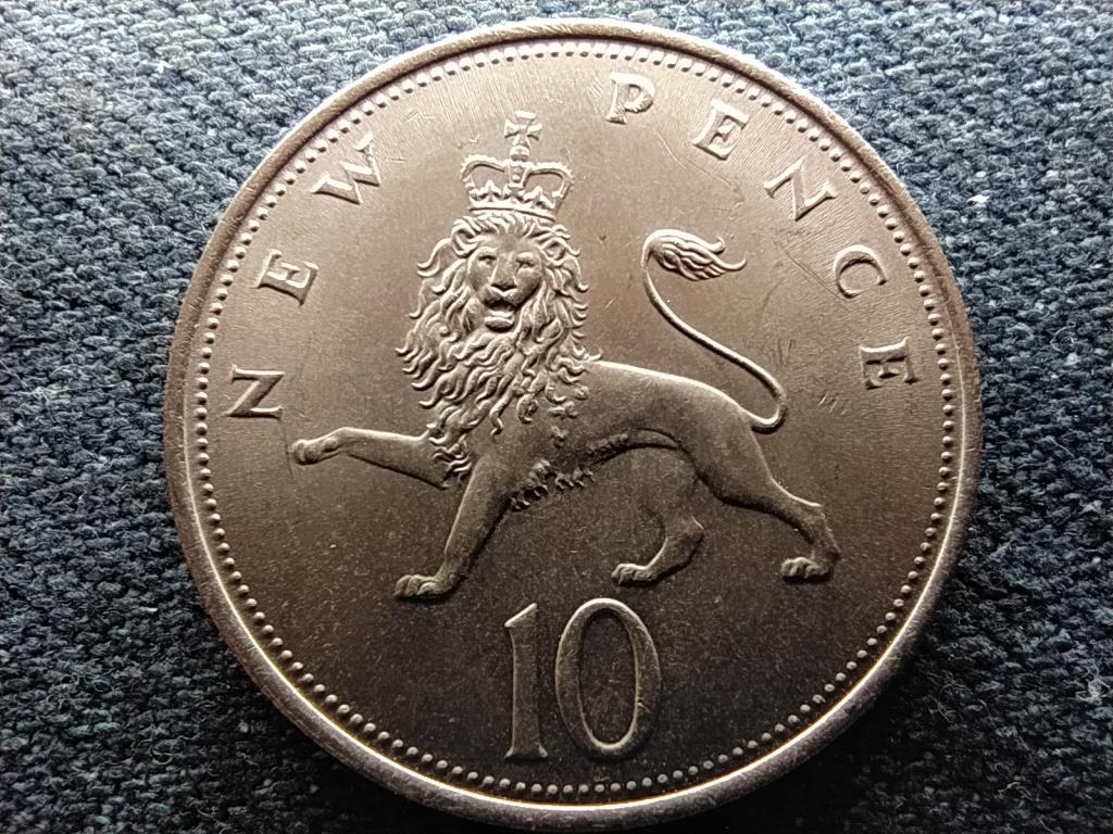 Anglia II. Erzsébet (1952-) 10 Új Penny