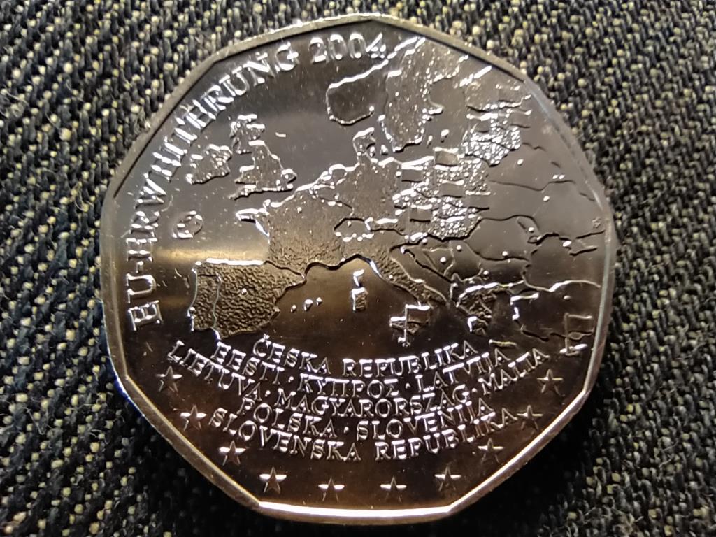 Ausztria Európai Unió kiterjesztése .800 ezüst 5 Euro