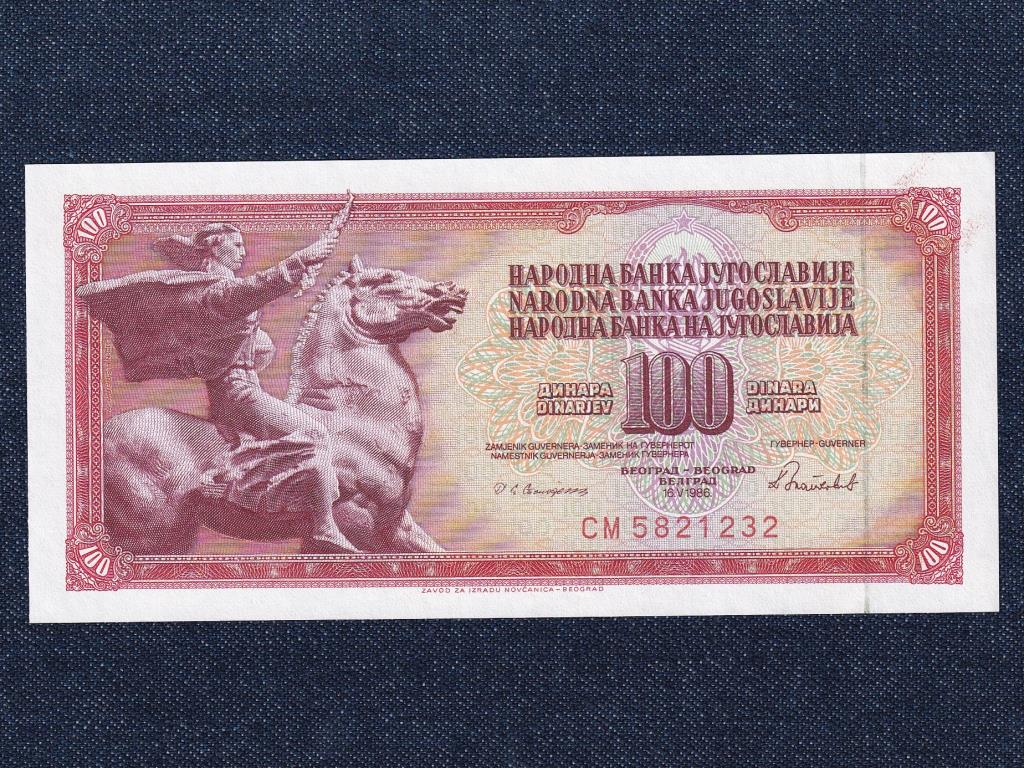 Jugoszlávia 100 Dínár bankjegy