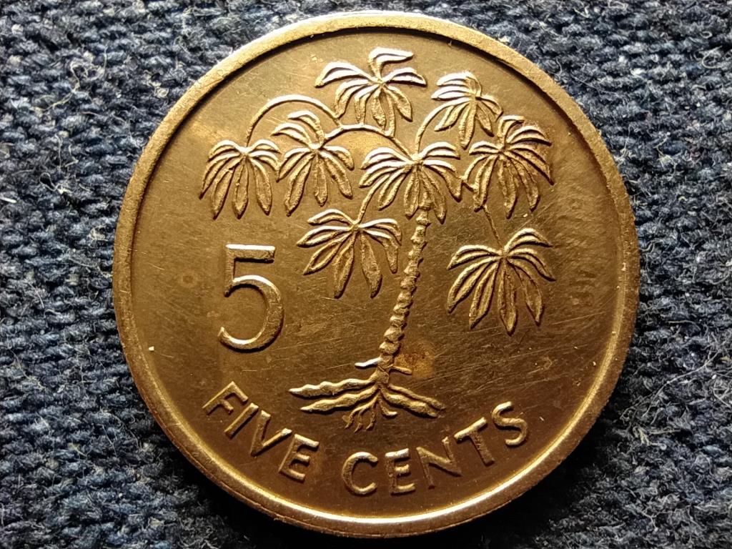 Seychelle-szigetek 5 cent