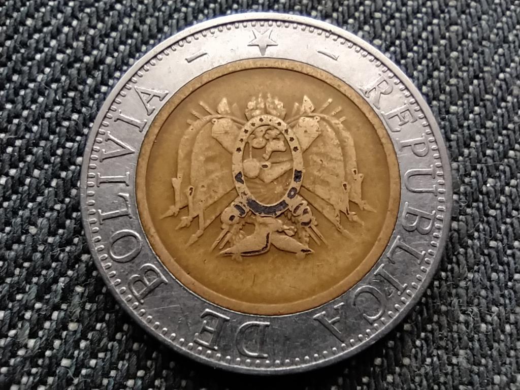 Bolívia Köztársaság (1825-2009) 5 Bolivianos