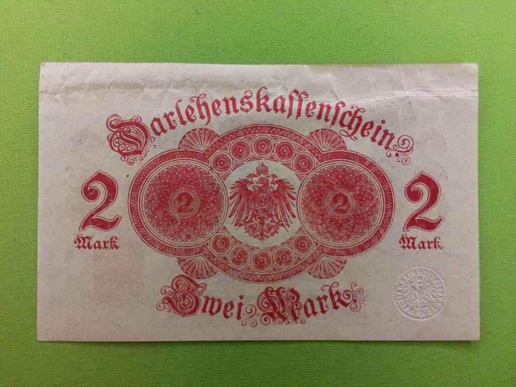 Németország Második Birodalom (1871-1918) 2 Márka bankjegy