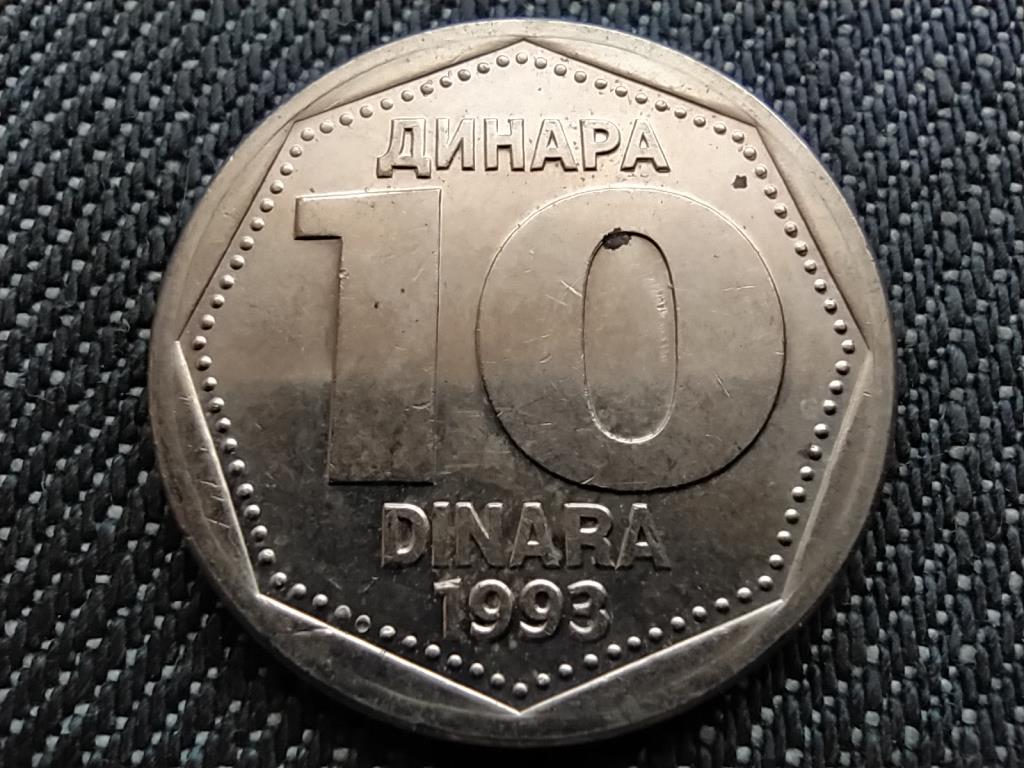Jugoszlávia 10 Dínár