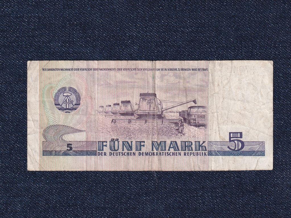Németország NDK (1949-1990) 5 Márka bankjegy