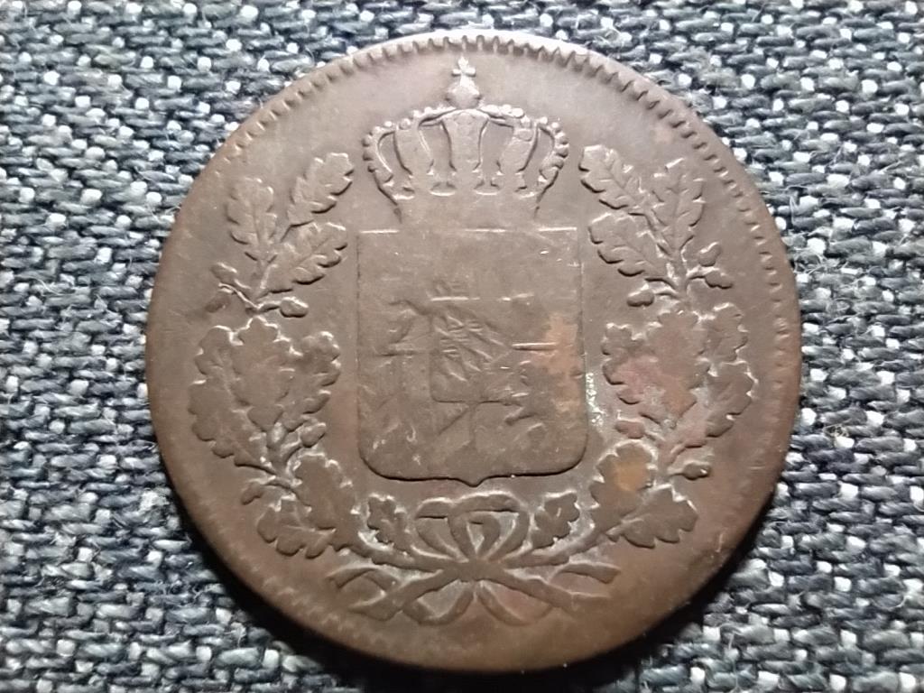 Német Államok Bajorország II. Miksa (1848-1864) 2 pfennig