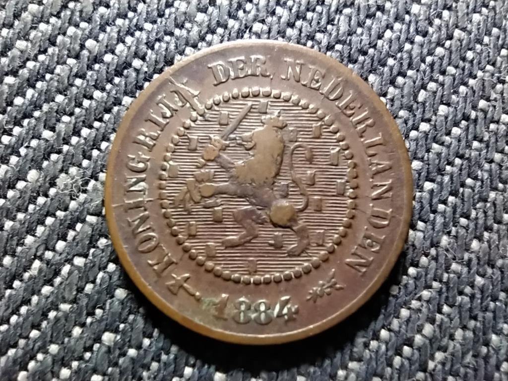 Hollandia III. Vilmos (1849-1890) 1/2 Cent