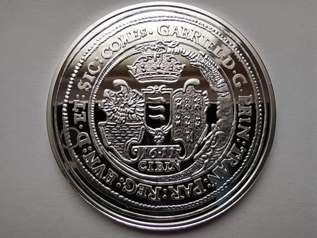 Magyar tallérok utánveretben Báthory Gábor tallérja 1611 .999 ezüst