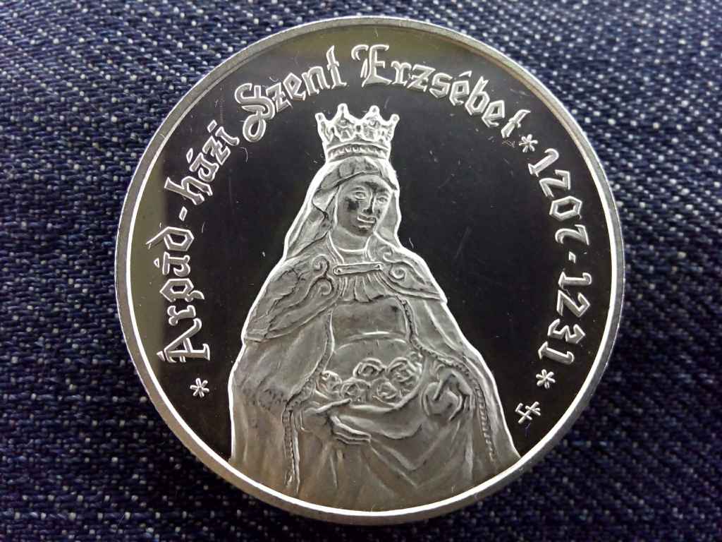 Árpád-házi Szent Erzsébet születésének 800. évfordulójára .925 ezüst 5000 Forint