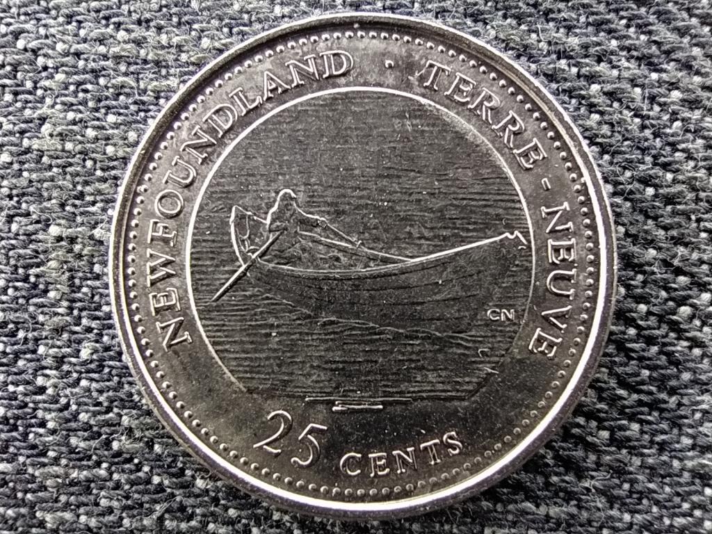 Kanada 125 éves az Államszövetség Új-Fundland 25 Cent
