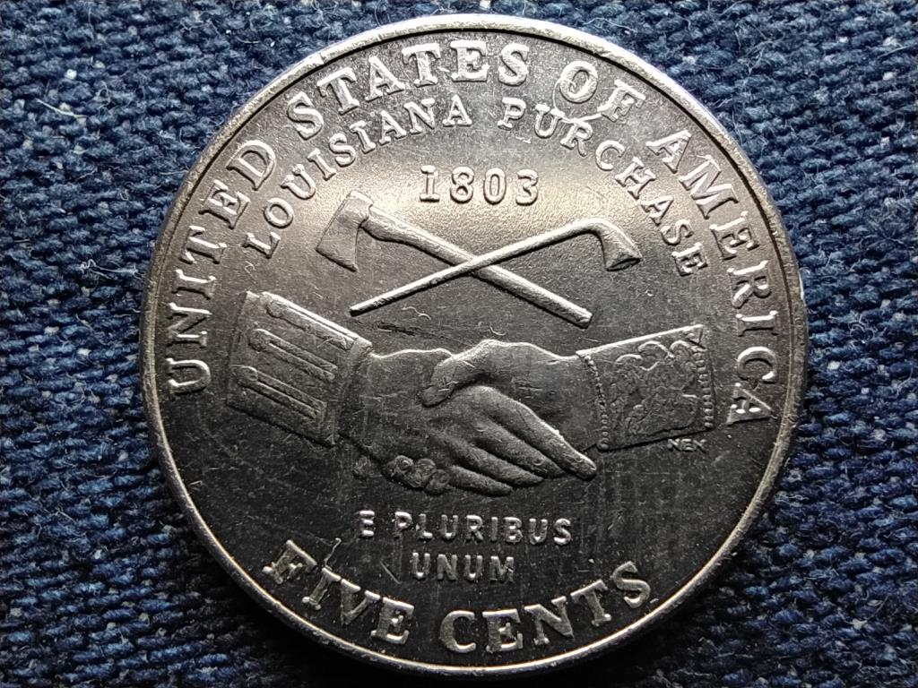 USA Louisiana Bicentenáriuma (1803-2003) 5 Cent
