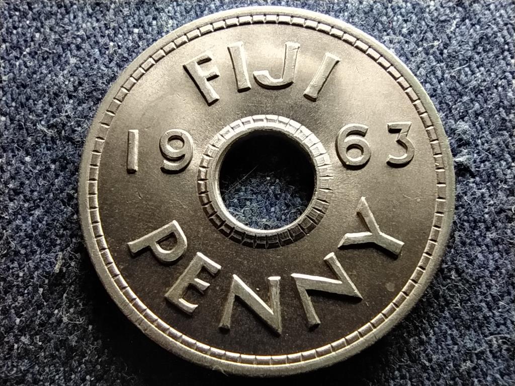 Fidzsi-szigetek II. Erzsébet 1 penny