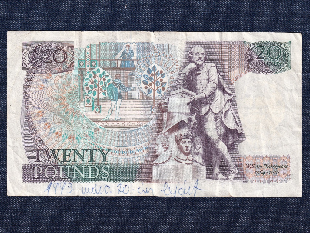 Anglia 20 Font bankjegy