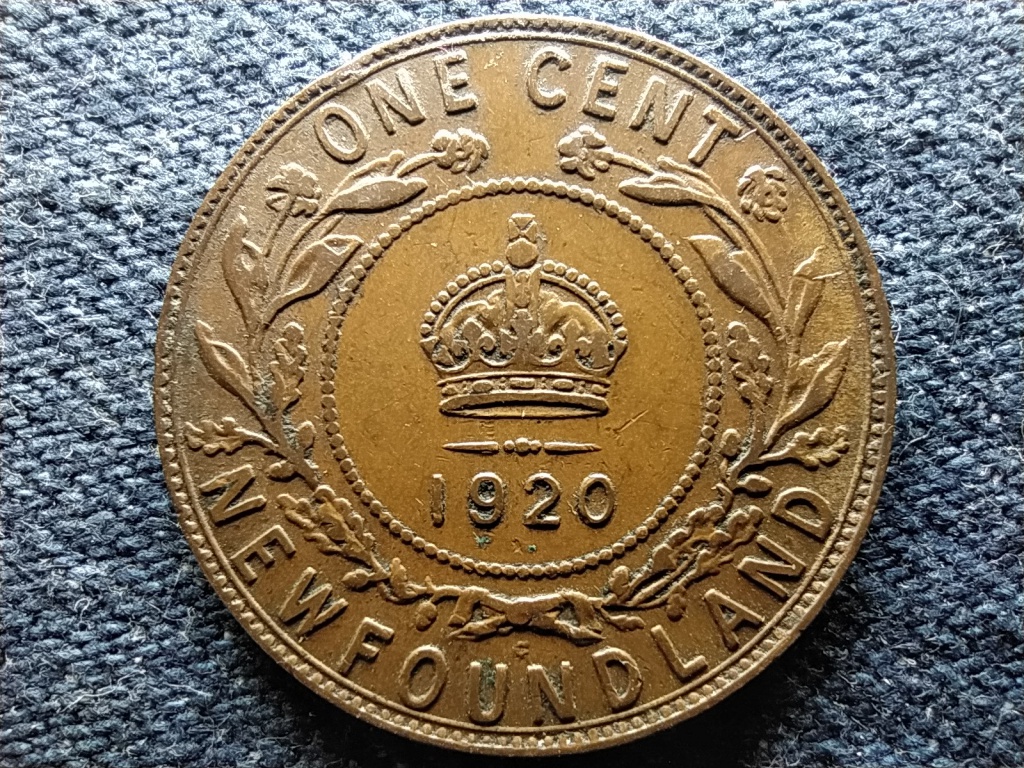 Kanada, Új-Fundland V. György (1910-1936) 1 cent