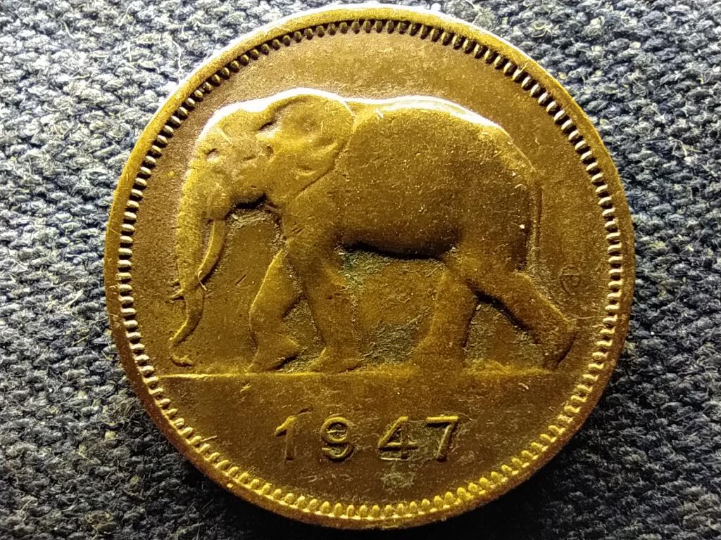 Belga-Kongó III. Lipót (1934-1951) 2 frank