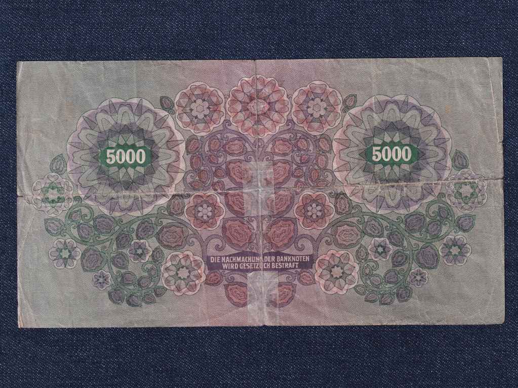 Ausztria 5000 Korona bankjegy