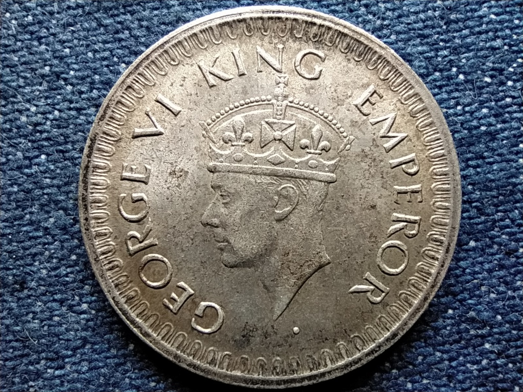 India VI. György (1936-1952) .500 ezüst 1/2 Rúpia