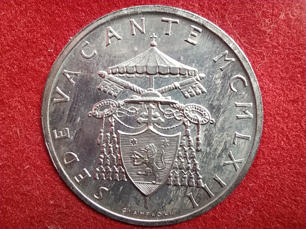 Vatikán Sede Vacante .835 ezüst 500 líra