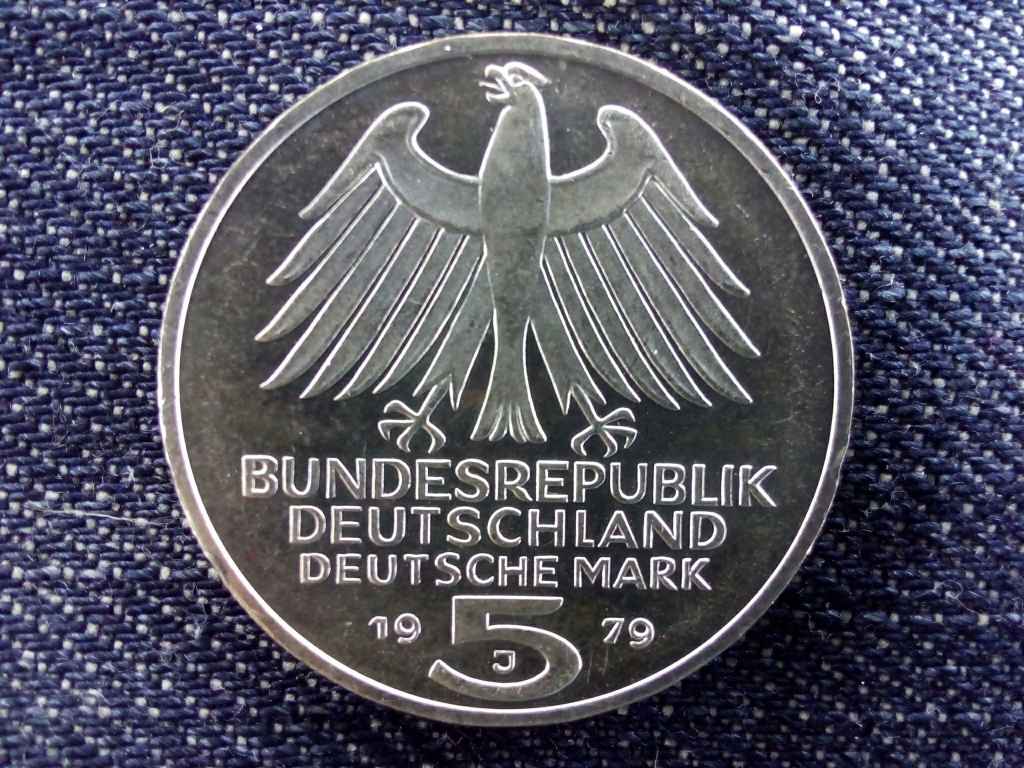 Németország 150 éves a Német Régészeti Intézet ezüst (.625) 5 Márka