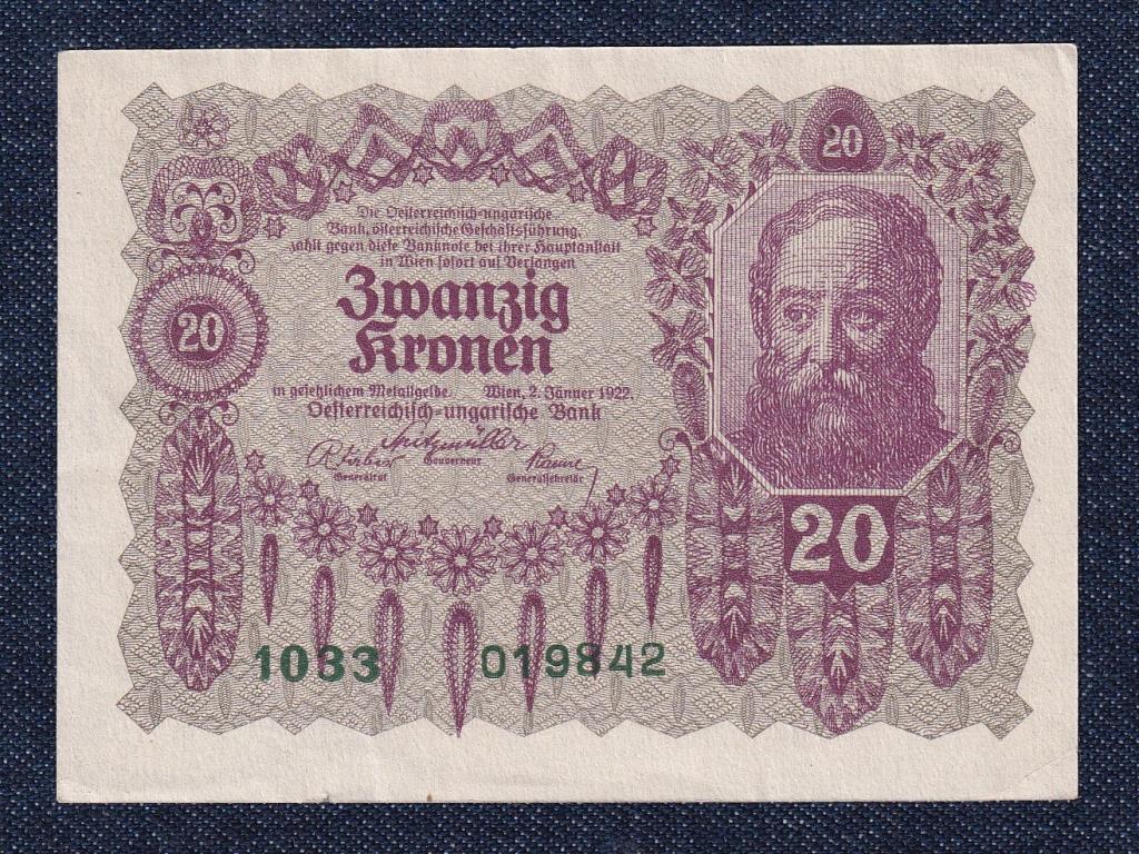 Ausztria 20 Korona bankjegy