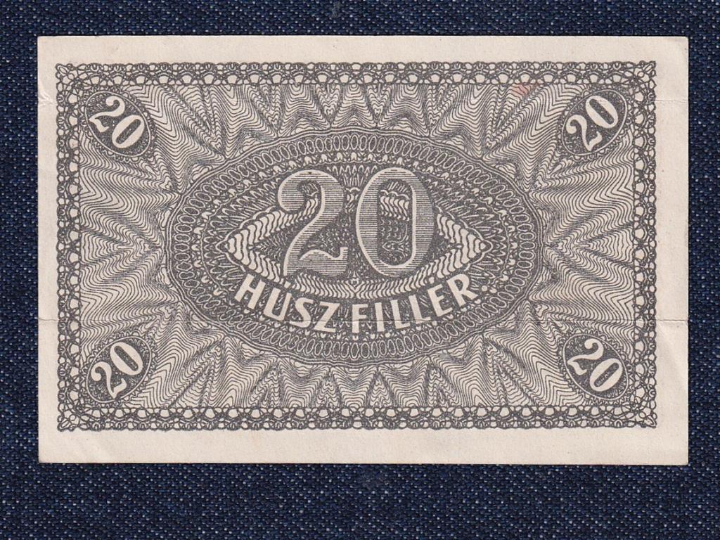 Pénztárjegy (1919-1920) 20 fillér bankjegy