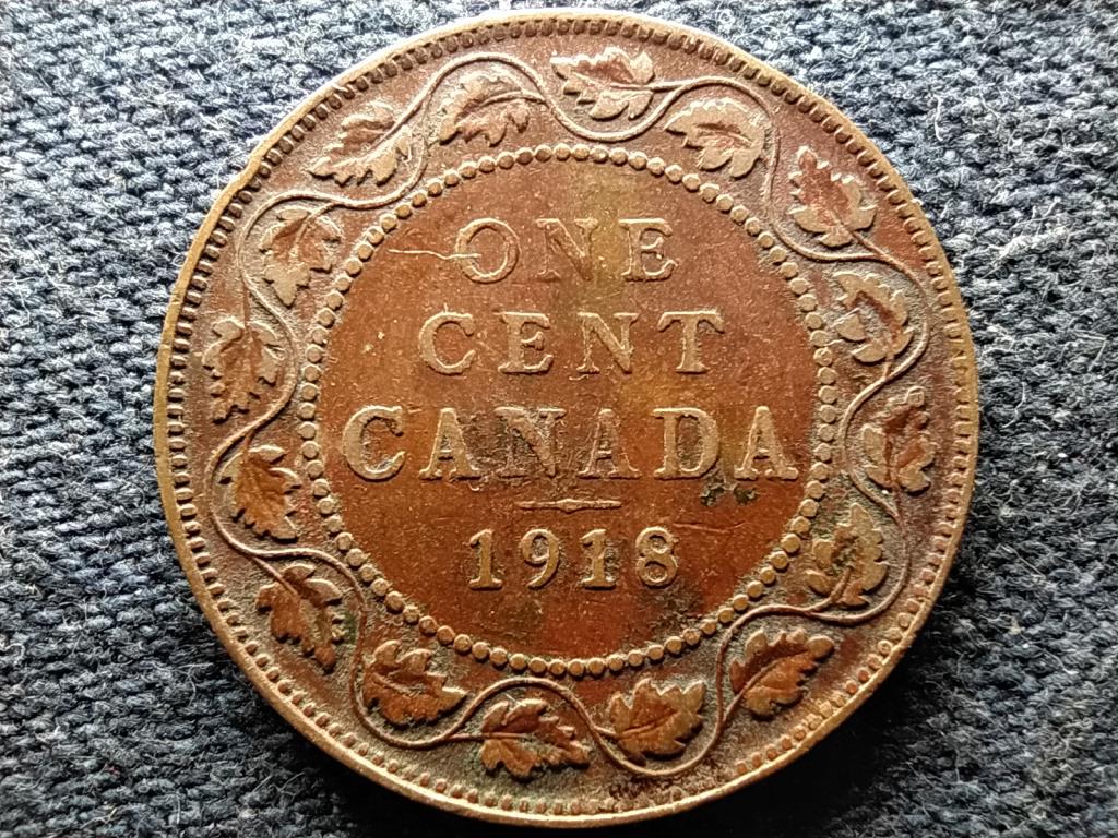 Kanada V. György 1 Cent