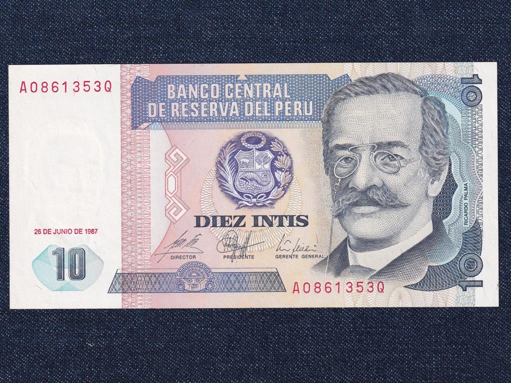 Peru 10 inti bankjegy