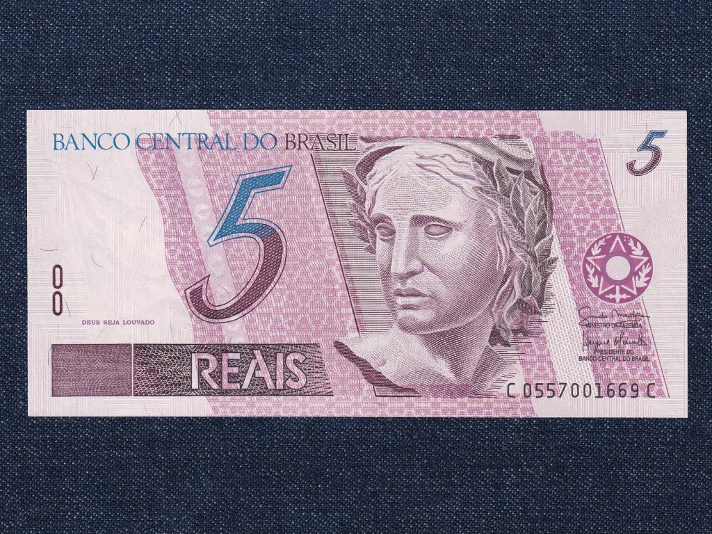 Brazília Brazil Szövetségi Köztársaság (1967-0) 5 Real bankjegy
